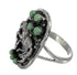Southwest Sterling Silver Turquoise Horse Ring Size 6 YX84620